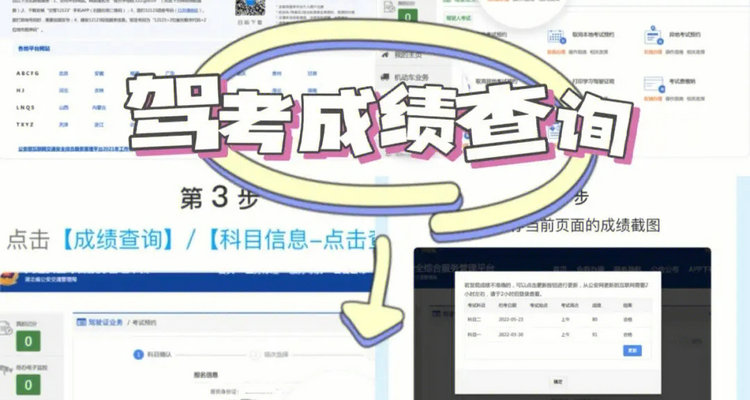 駕照全部考完了怎么查成績(jī)