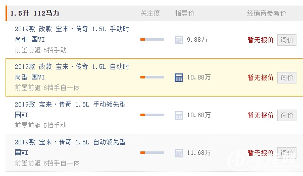 寶來(lái)傳奇1.5手動(dòng)時(shí)尚型多少錢(qián) 寶來(lái)傳奇1.5手動(dòng)時(shí)尚型售價(jià)9.88萬(wàn)